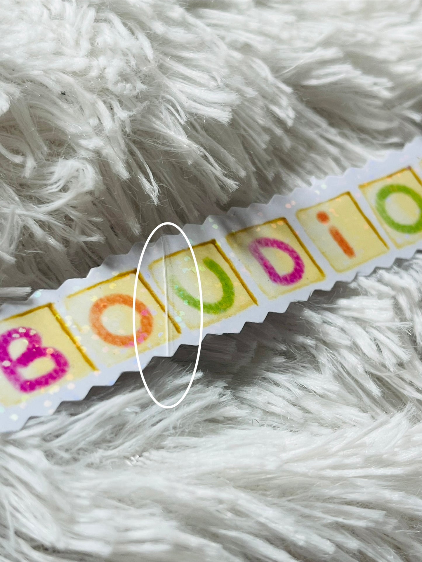 Boudiou! sticker ( abimé )