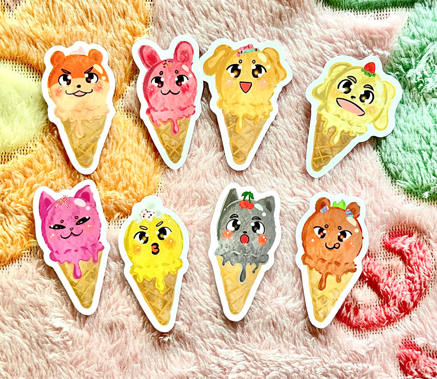 8 Stickers Anicream