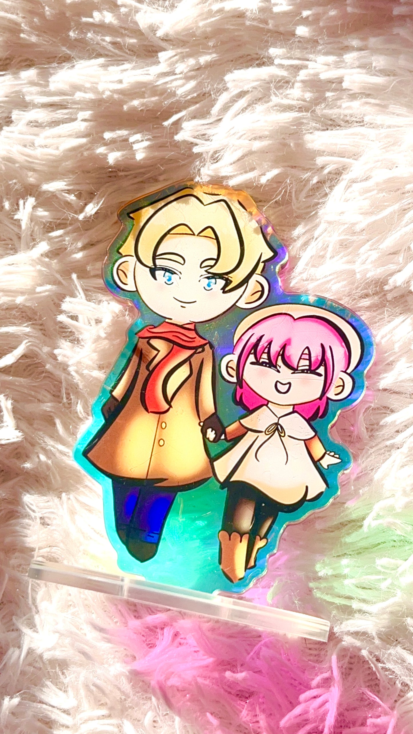 Stand acrylique Loid et Anya