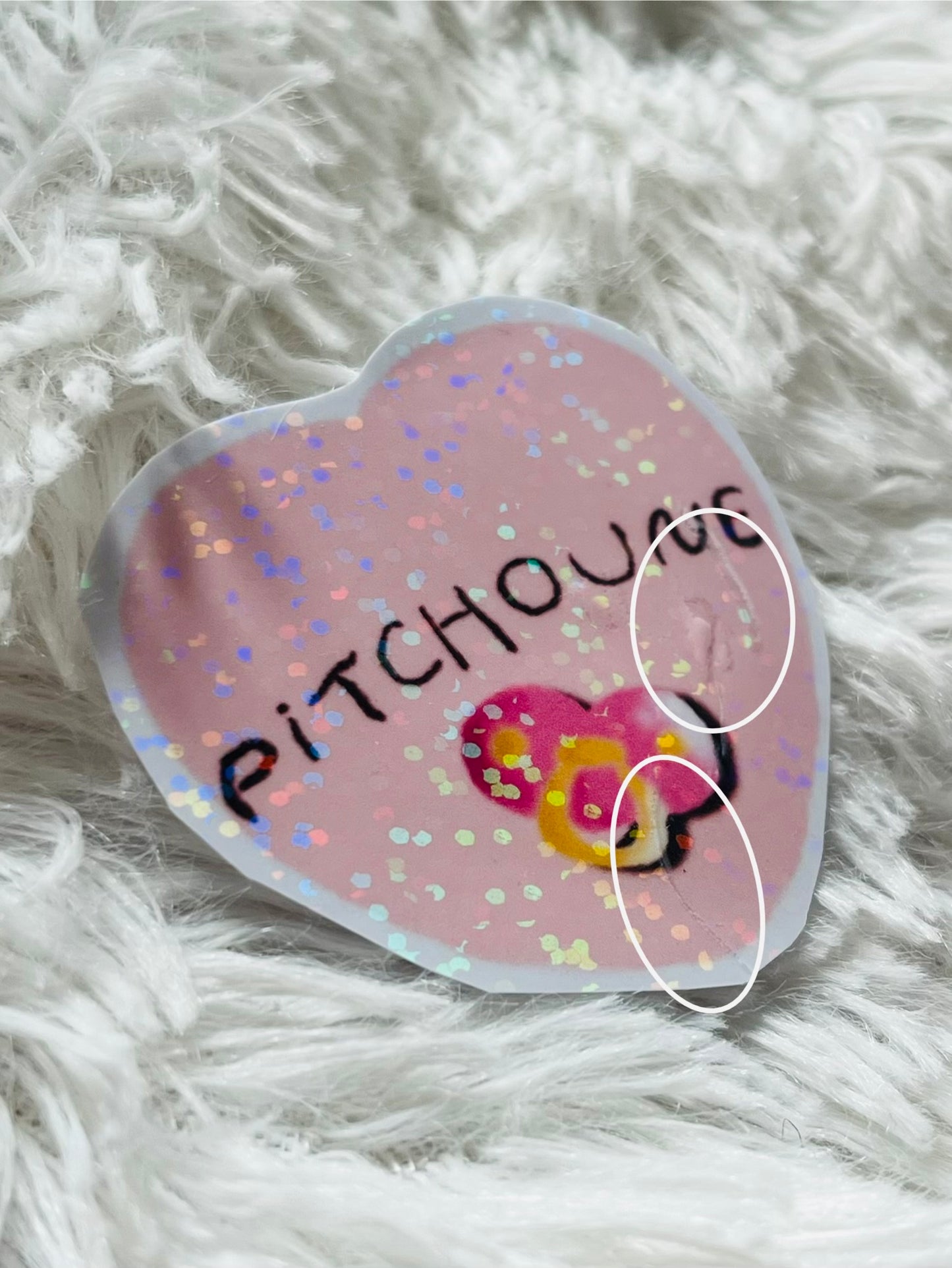 Pitchoune sticker ( abimé )