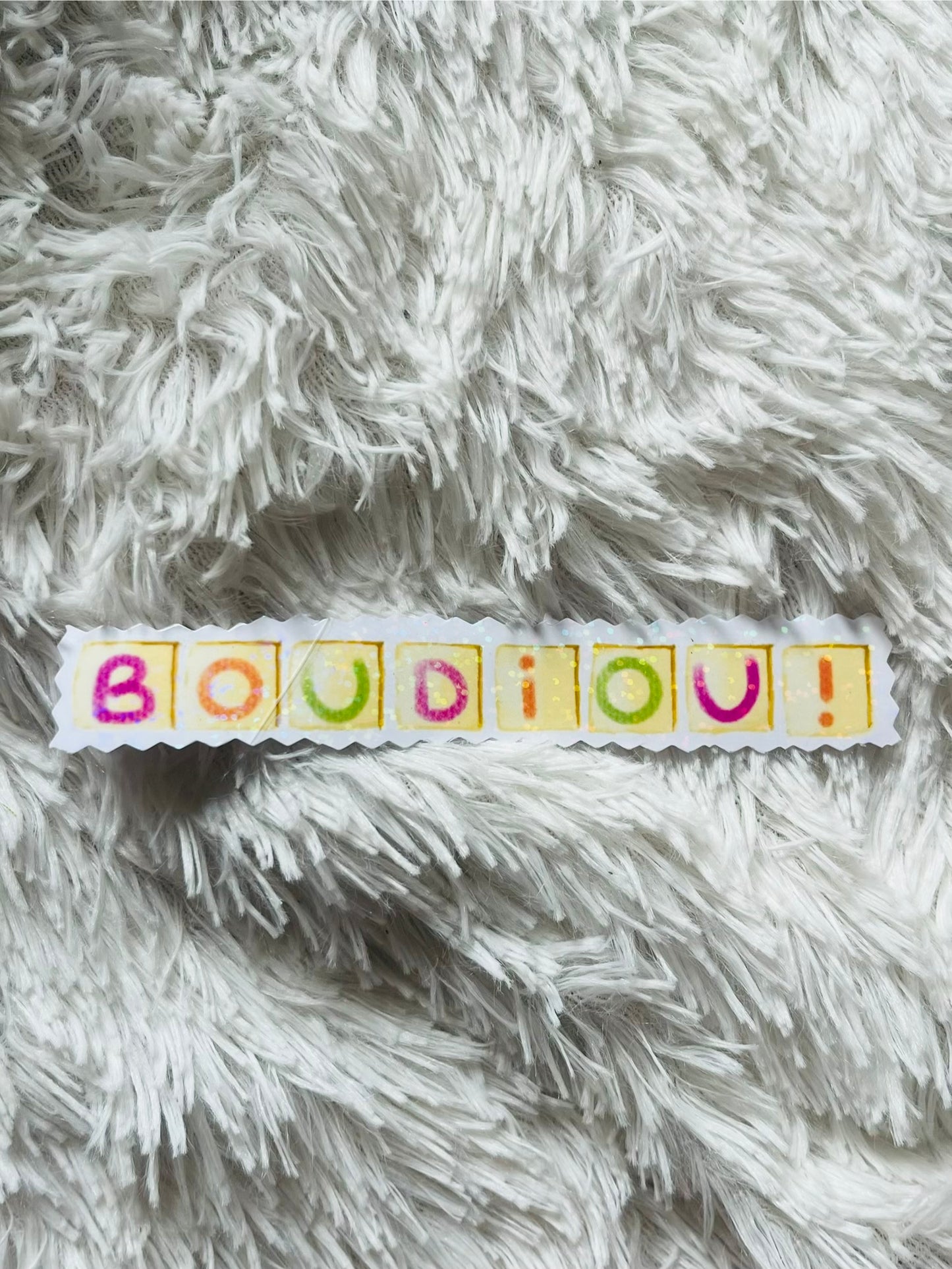 Boudiou! sticker ( abimé )