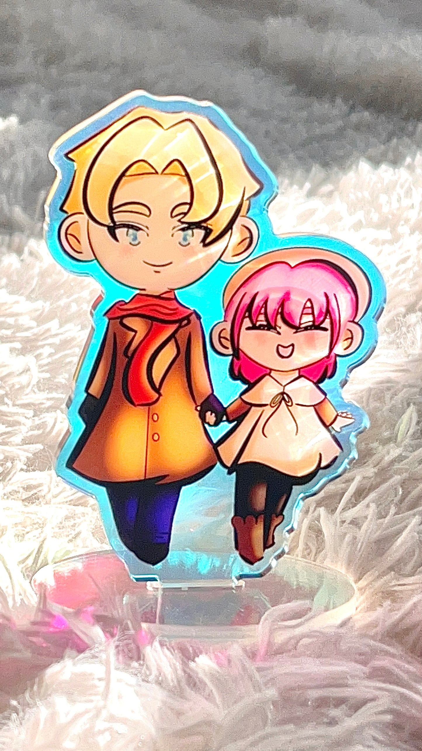 Stand acrylique Loid et Anya