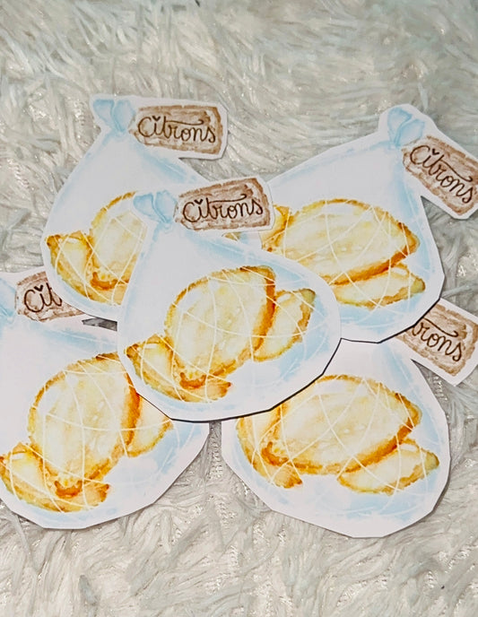 Stickers citrons