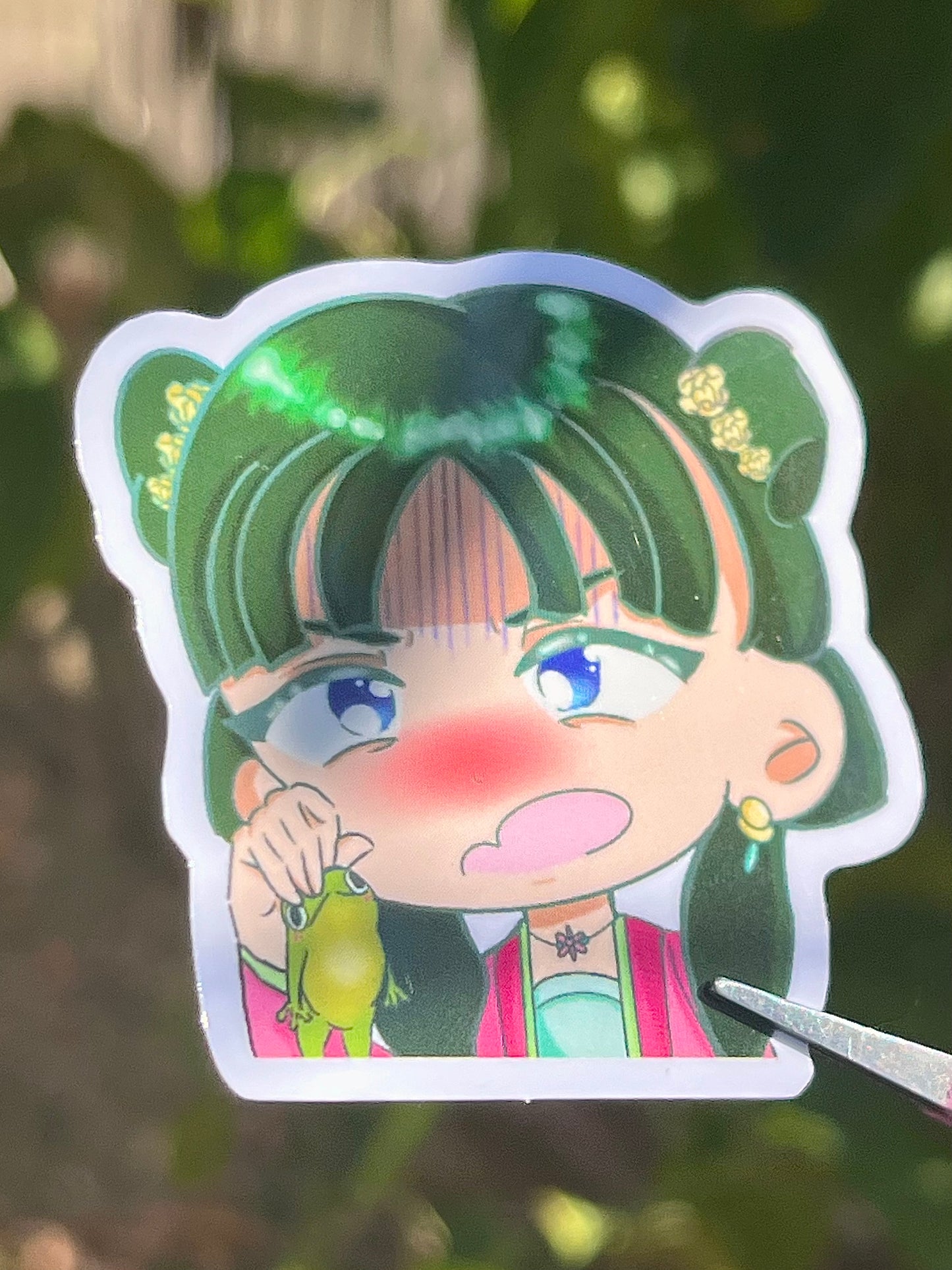 Stickers Mao Mao version grenouille