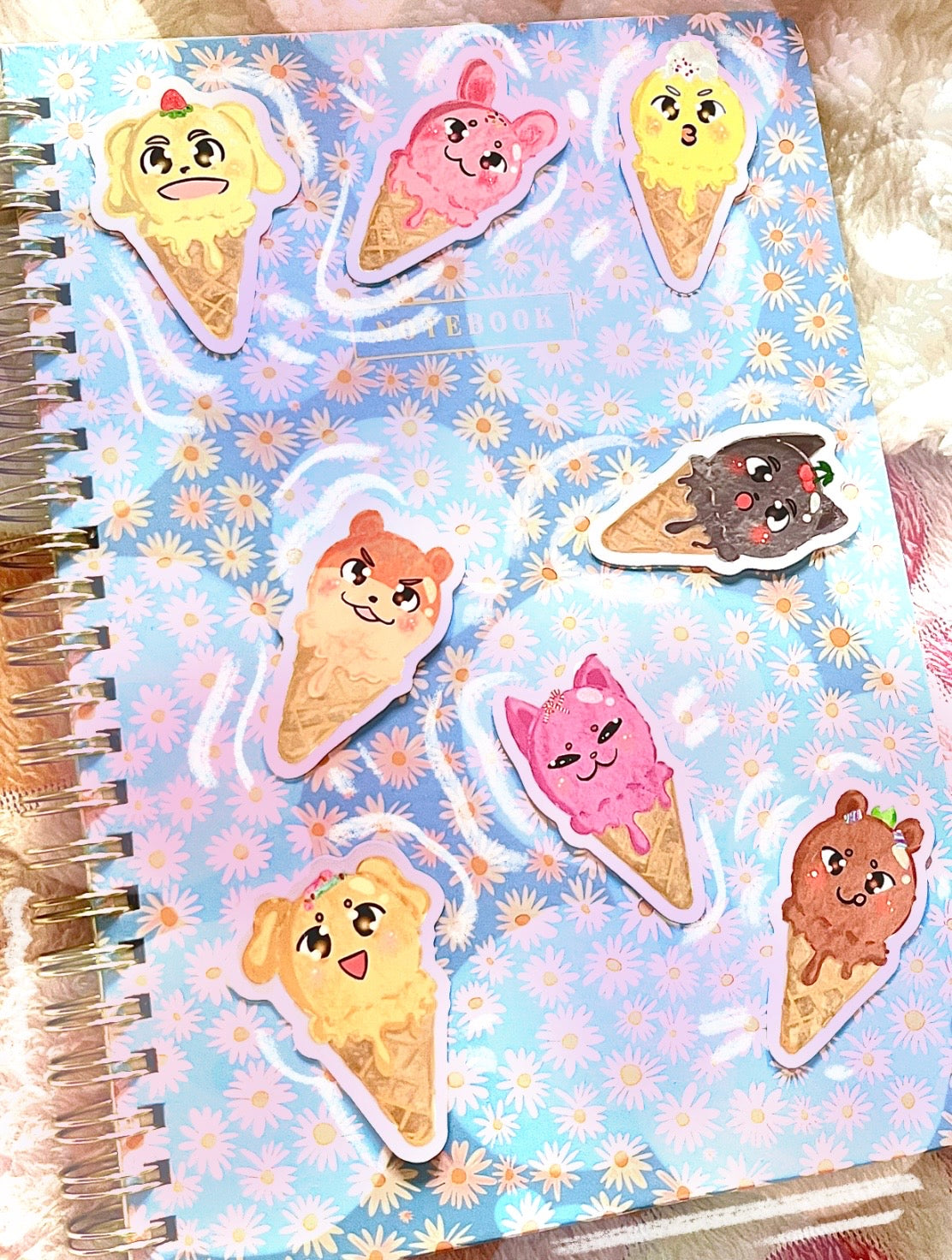 8 Stickers Anicream