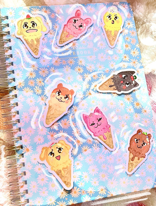 8 Stickers Anicream