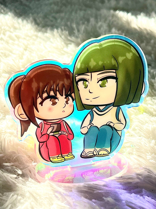 Stand Acrylique Haku et Chihiro