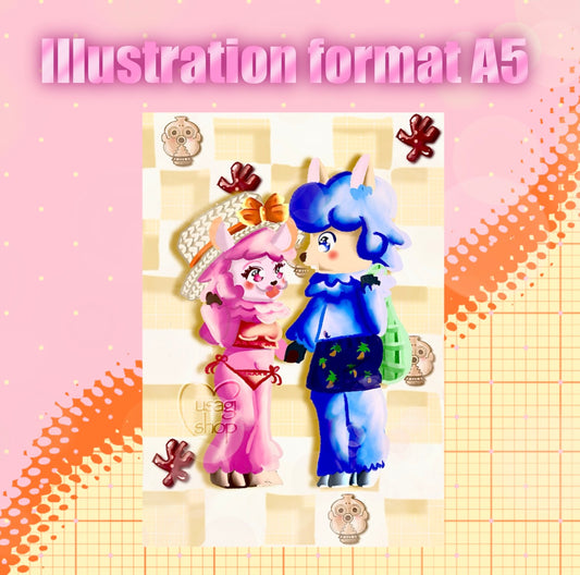 Print A5 Serge et Risette